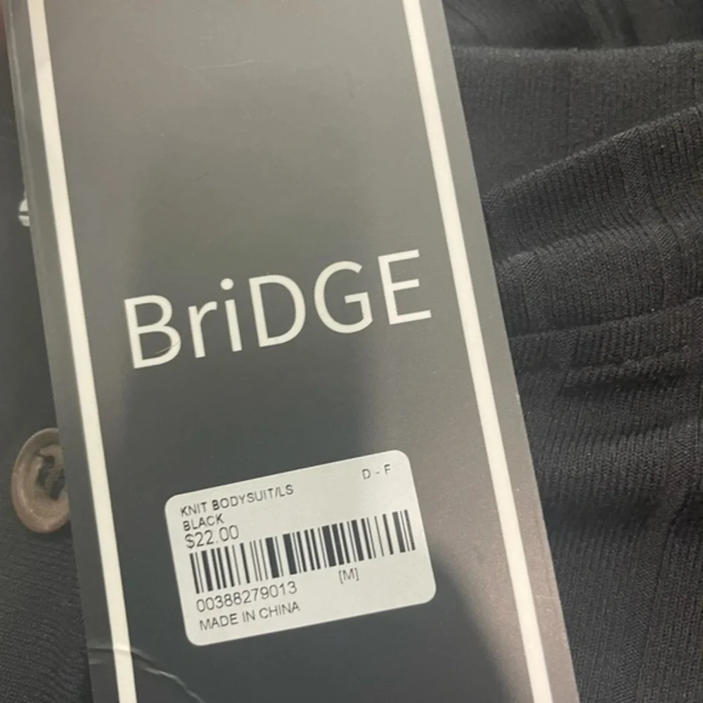 Bridge Ribbed Button Thong Bodysuit - Picture 5 of 5